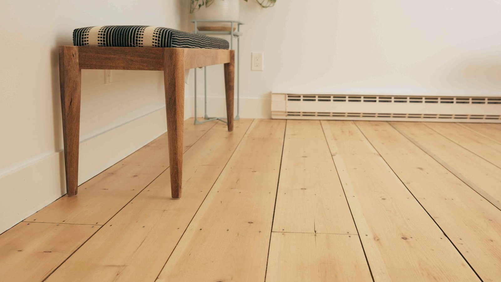 Image shows refinish hardwood floor.