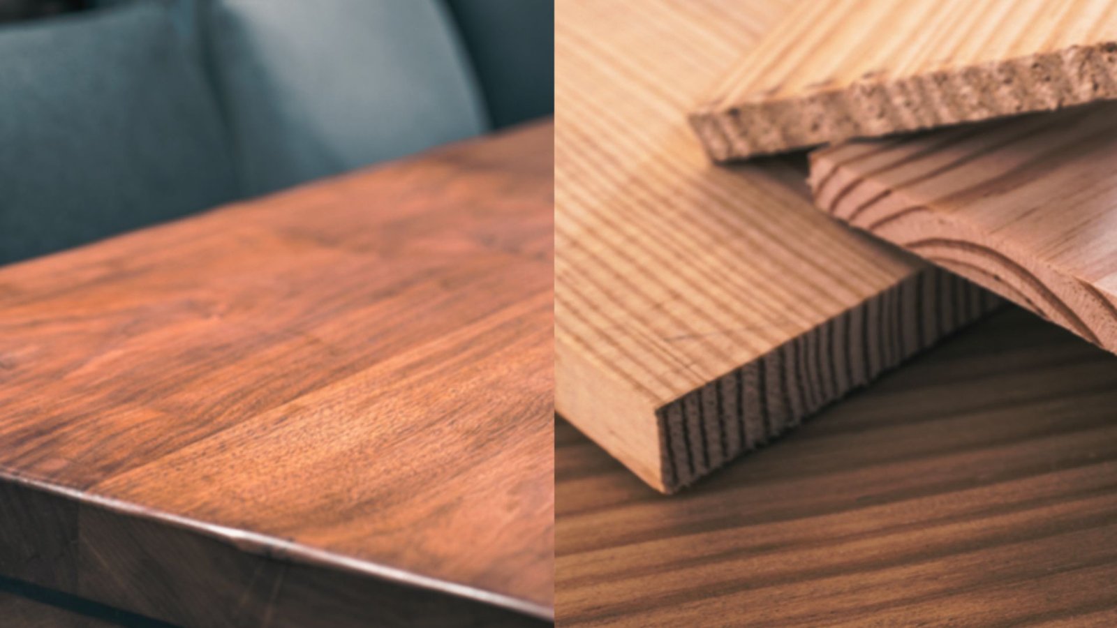 Engineered hardwood compared with solid hardwood flooring.