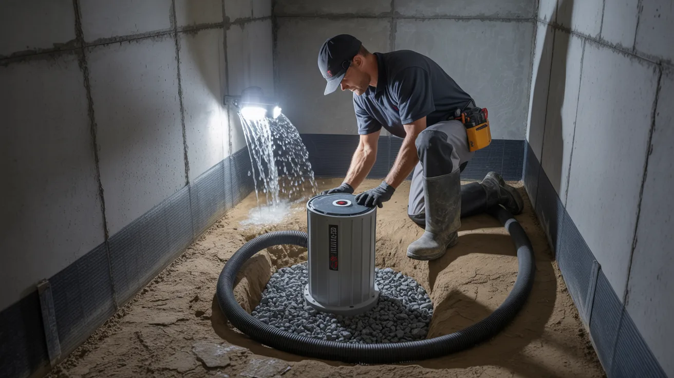 Fixing crawl space moisture and drainage problems