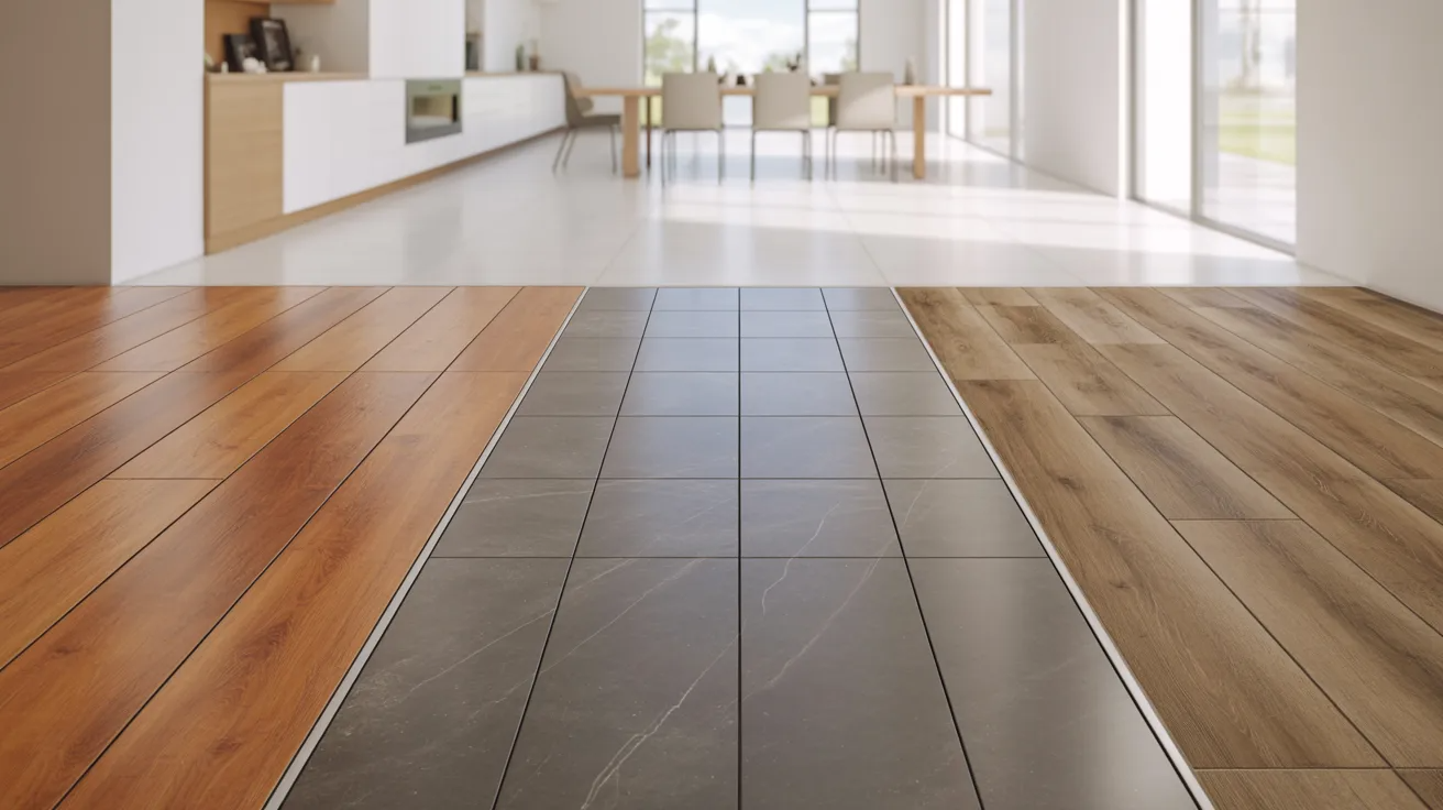 Best waterproof scratch resistant flooring options for homes including LVP, SPC, and porcelain tile.